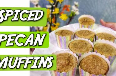 Spiced Pecan Muffins Recipe | Healthy Baking Recipes | Spiced Muffins at home | Rasoisaga