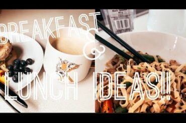 HEALTHY BREAKFAST & LUNCH IDEAS FOR THE WEEKEND!| HEALTHY EATING & LIVING