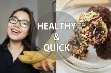 BEST Healthy Snacks + Coconut flakes balls recipe