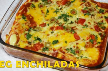 Cheesy Vegetable Enchiladas | Healthy Homemade Vegetarian Recipe | Mexican Cuisine | Kanak's Kitchen
