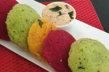 Rang Birangi Idly | Colourful vegetable idli | Tiffin Recipe | Healthy Recipe | Kids Recipe