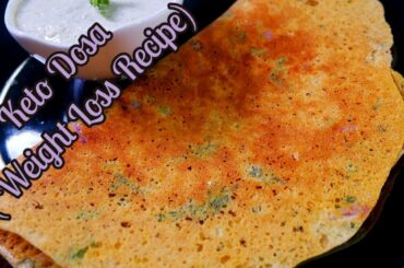 keto dosa in tamil | indian keto recipes | almond flour dosa|Weight loss indian keto & paleo recipes