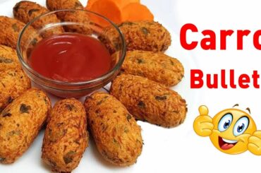Carrot Bullets | Healthy snack recipe | Carrot Balls | Carrot Fritters | Carrot Snack item | SSH