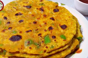 Paratha recipe | easy breakfast recipe | breakfast recipes | capsicum paratha | shimla mirch paratha