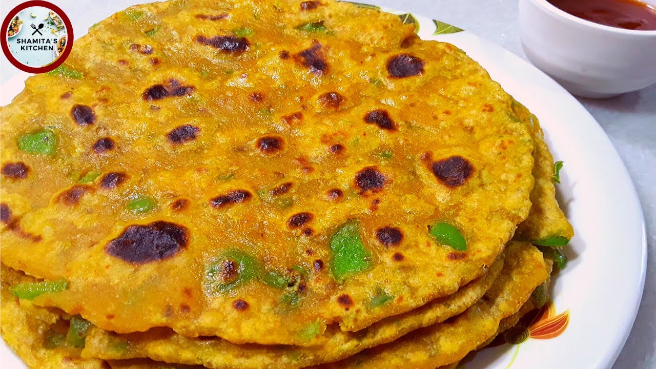 Paratha recipe | easy breakfast recipe | breakfast recipes | capsicum paratha | shimla mirch paratha Paratha recipe | easy breakfast recipe | breakfast recipes | capsicum paratha | shimla mirch paratha