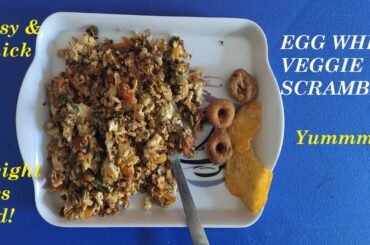 Health Talks - Egg white veggie scramble for weight loss