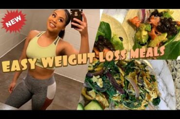 EASY 5 MINUTE MEAL RECIPES FOR WEIGHT LOSS | What I ate to DROP 40 Pounds ‼️👏|