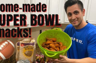 It's SUPER BOWL SNACK TIME! / Super Bowl Snack Ideas / Snacking on our Super Bowl Spread!