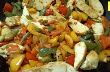 Weight Loss Recipe # Mixed Vegetables with Boneless Chicken