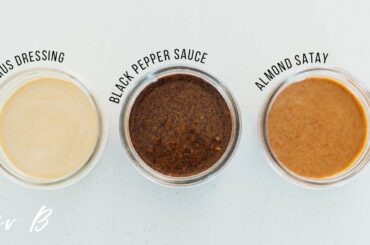 3 EASY VEGAN SAUCE RECIPES | Liv B