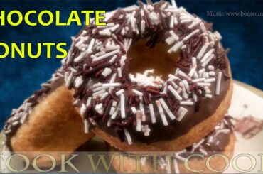 Homemade Chocolate Donuts Recipe | doughnut | How to make donuts By Cook With Cook