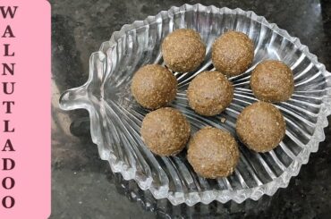 Healthy Snack for Kids within 10 mins/ Walnut Ladoo