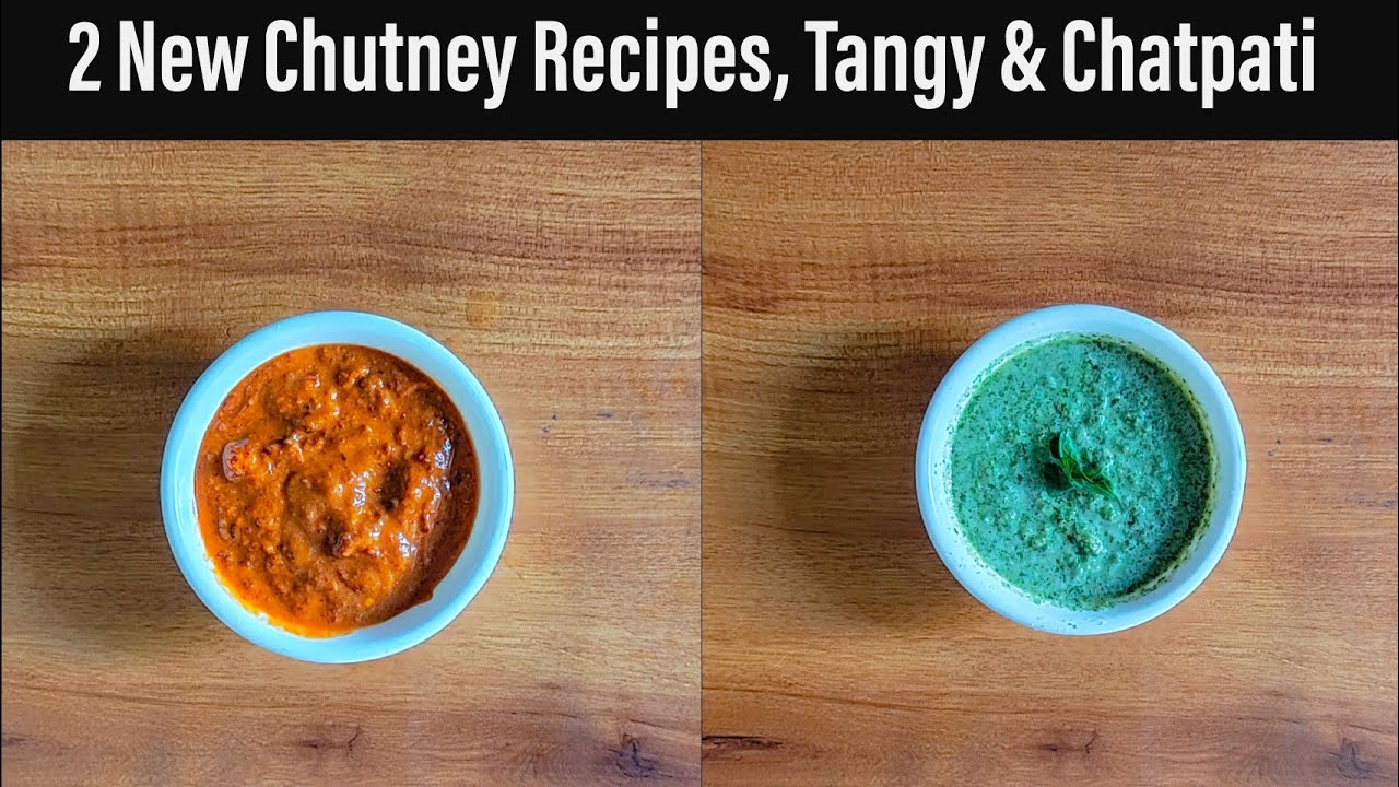 2 Quick & Easy Chutney Recipes | Red Tangy Chutney & Green Chatpati Chutney 2 Quick & Easy Chutney Recipes | Red Tangy Chutney & Green Chatpati Chutney