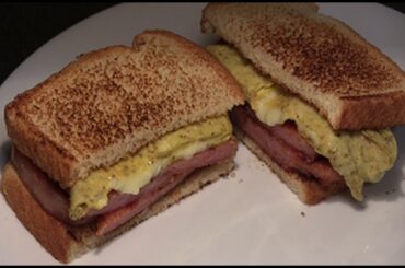 Delicious Breakfast Sandwich: How To Make A Spam Egg & Cheese Sandwich