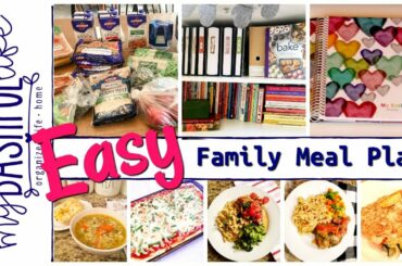 EASY Family Meal Plan Tips You'll Use!