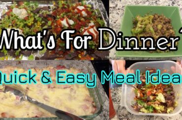 WHAT'S FOR DINNER? | QUICK AND EASY MEALS | TACO SEASONING RECIPE