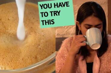 How to make healthy tasty COFFEE recipe | How to make Cappuccino at home without machine