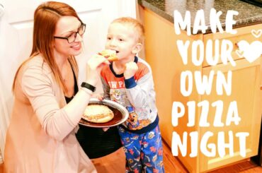 MAKE YOUR OWN PIZZA NIGHT // KID DINNERS // DINNER IDEAS // MOM VLOG // ADVENTURES OF THE GROOTS
