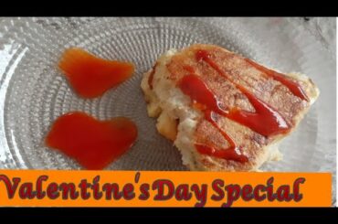 Valentine's Day Special Sandwich for ur loved ones| A Unique Idea for dinner on Valentine's Day