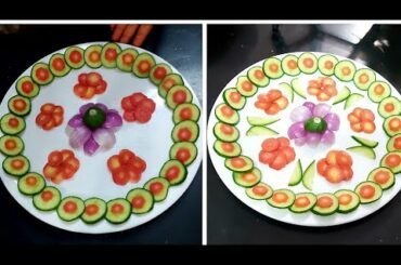 Unique Salad Decoration Ideas for Dinner by neelam ki recipes