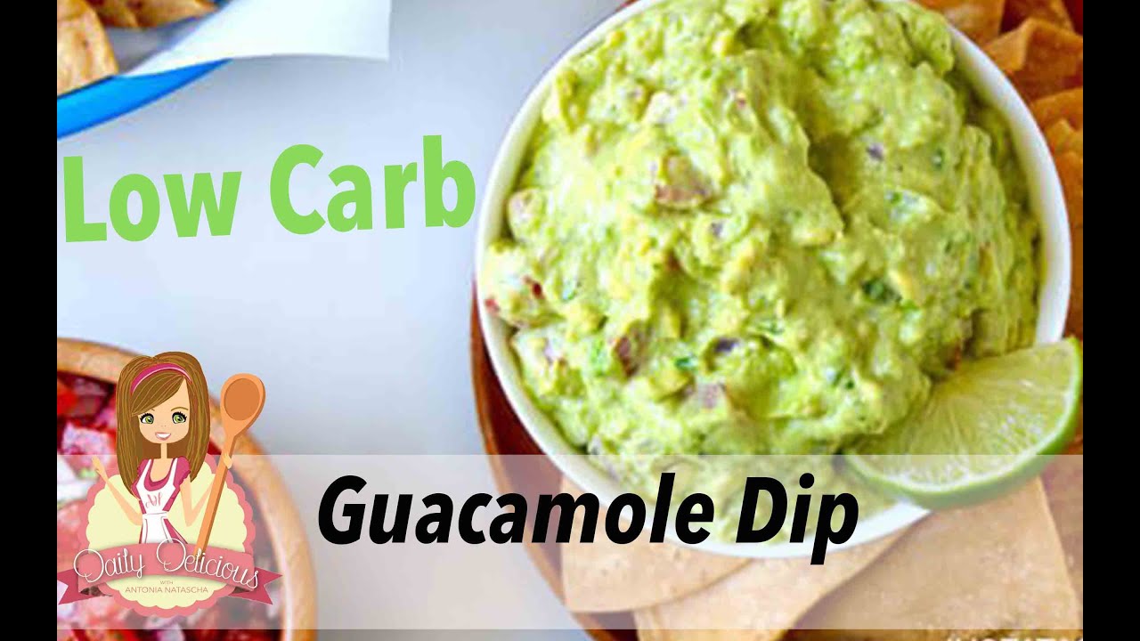 Low Carb Guacamole Avocado Dip recipe – Healthy Snack // Daily Delicious Low Carb Guacamole Avocado Dip recipe - Healthy Snack // Daily Delicious