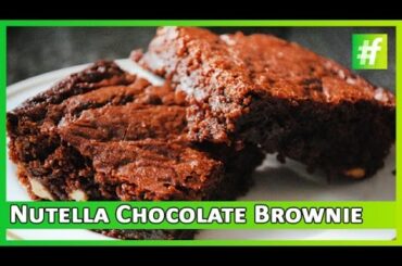 How to Make Nutella Chocolate Brownie With Cashew Nuts | Healthy Recipes | #fame Food