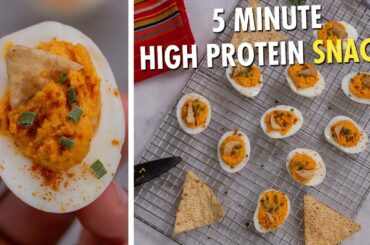 Mexican Deviled Eggs Recipe | High Protein Snack