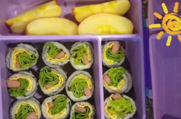 Sushi Easy and healthy for School Lunch Box
