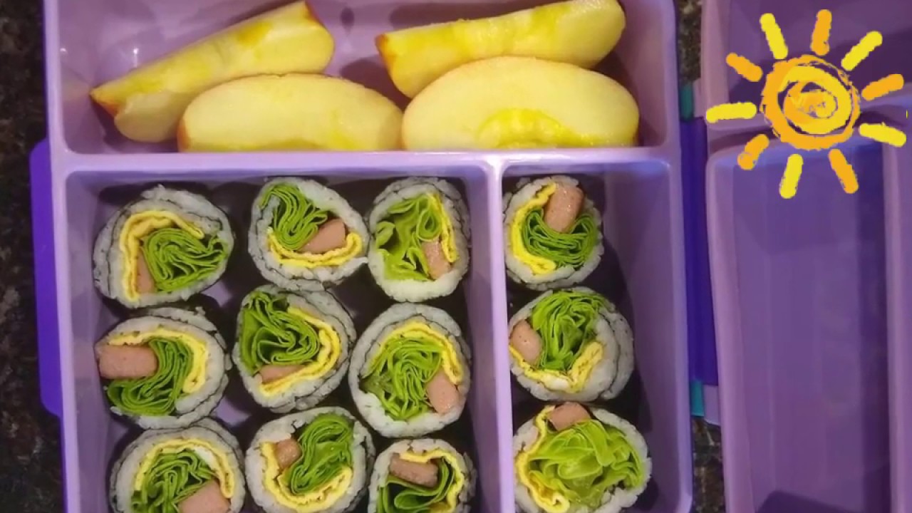 Sushi Easy and healthy for School Lunch Box UCOOK Healthy Ideas