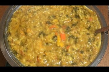 Weight loss nutritious recipe for lunch-dinner/Instant Pot Dal Khichdi/Zero oil recipe #boskip78