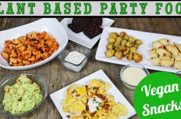 GAME DAY PLANT BASED RECIPES | VEGAN PARTY SNACKS | SUPER BOWL DISHES | EASY APPETIZERS & BROWNIES