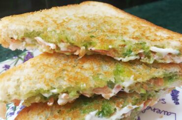 तवे पर बनाए वेज मेयोनेज़ सैंडविच। Veg mayonnaise Sandwich recipe| Kids recipe|