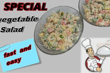 special vegetable salad || fast and  easy (healthy) recipy  for kids ||  Easy cooking