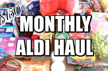 February 2020 Aldi Grocery Haul | Healthy Family Aldi Haul