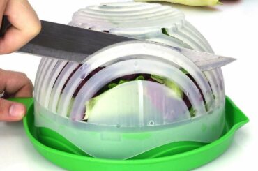 Salad Chopper Bowl Demo | Our Culinary Team Tests Kitchen Gadgets