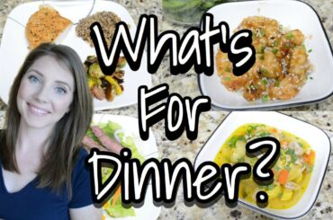 WHAT'S FOR DINNER | EASY WEEKNIGHT MEALS | EASY DINNER IDEAS | WORKING MOM DINNER IDEAS