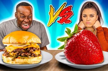 HEALTHY VS JUNK FOOD CHALLENGE