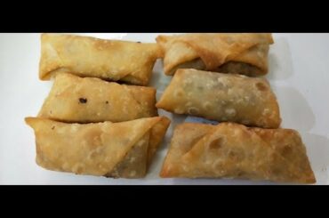 Mini spring roll recipe...jhatpat bnayen mini spring roll/ easy and tasty snacks recipe