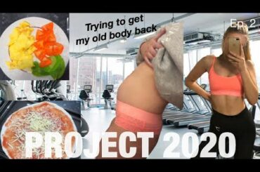 The first week of changing my life || starting the gym & healthy meals [Project 2020: Ep 2]