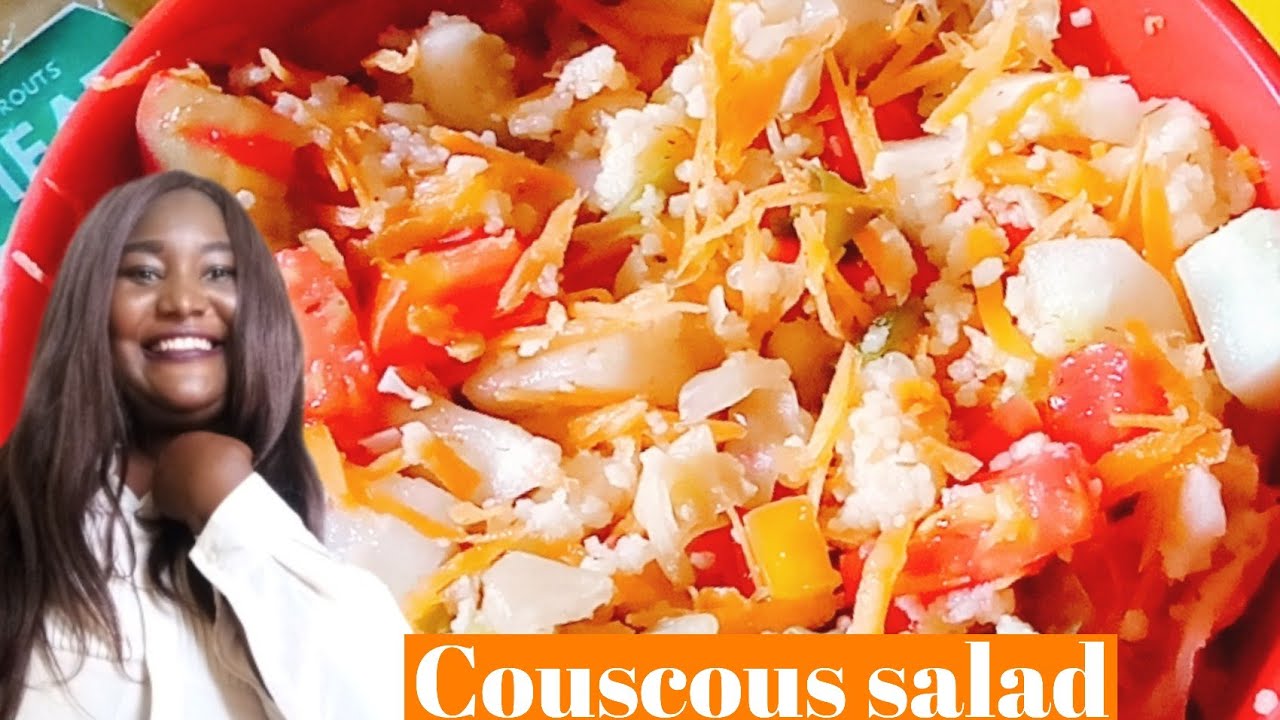 COUSCOUS SALAD COOK WITH ME|HEALTHY LUNCH DIET COUSCOUS SALAD COOK WITH ME|HEALTHY LUNCH DIET