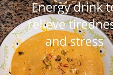 Energy drink, stress reliever, health drink, Ashwagandha recipe