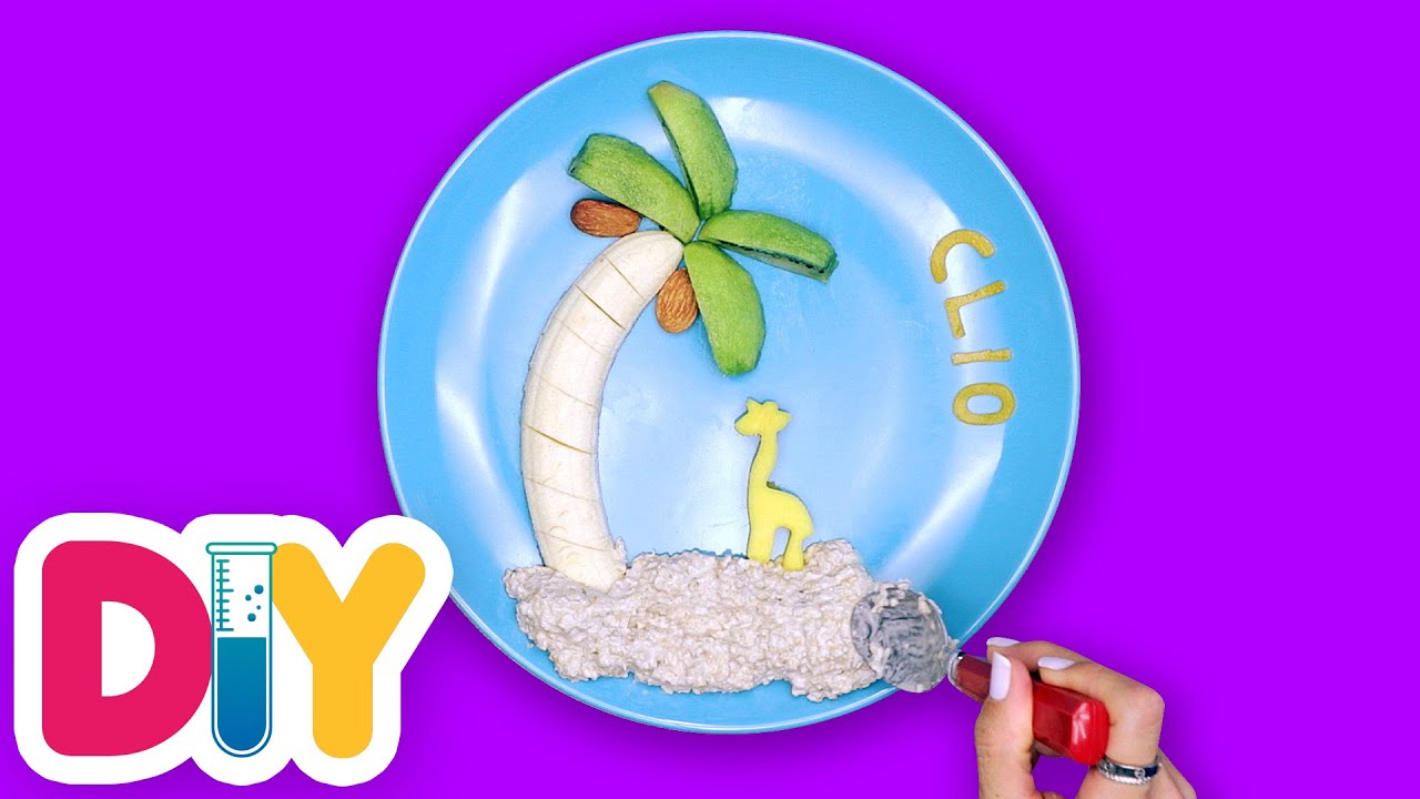 FRUIT PLATE | Banana, Kiwi & Oatmeal Snack | Food Art | Healthy-n-Yummy | DIY Labs FRUIT PLATE | Banana, Kiwi & Oatmeal Snack | Food Art | Healthy-n-Yummy | DIY Labs