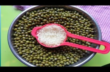 1கப் பச்சைப்பயிறு 2ஸ்பூன் அரிசி போதும் |healthy breakfast and dinner recipe|Girija Aarthi's kitchen