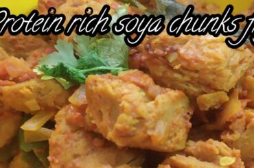 Soya chunks fry/soya recipes/soya chunks snacks recipe