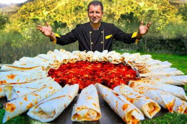 Ultimate-tasty Chicken Shawarma Recipe Wilderness Cooking | Spicy chicken wrap recipes | By Tavakkul