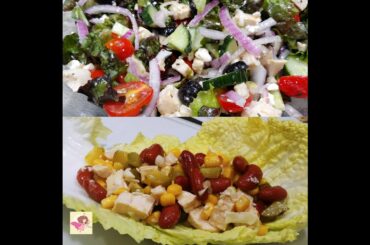 2 Super Easy Vegetable Salads With Chicken! So juicy and delicious!