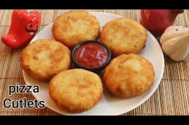Pizza Cutlets Recipe | Kids Snacks Recipes | Kitchen With Adeela