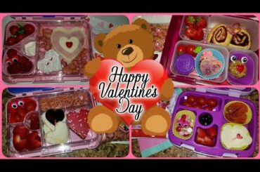 💘SUPER CUTE 💝VALENTINE'S DAY 💕LUNCH IDEAS FOR THE WEEK💞