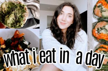 what i eat in a day (healthy-ish)