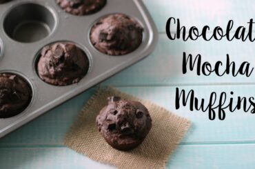 Mocha Chocolate Protein Muffins | Healthy Breakfast Idea ♡